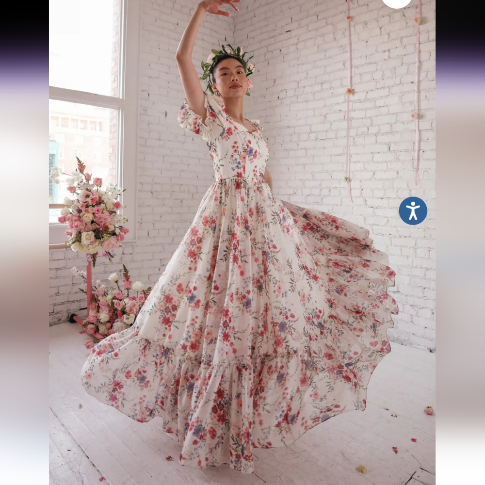 Jessakae cream floral dress